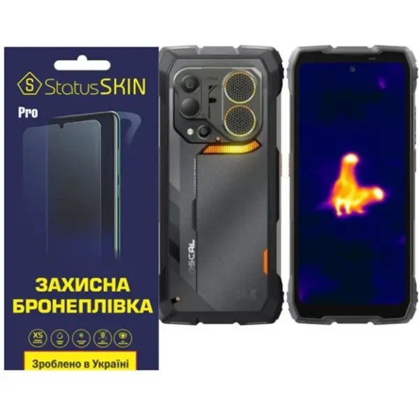 Полиуретановая пленка StatusSKIN Pro на экран Blackview Oscal Pilot 6 Матова
