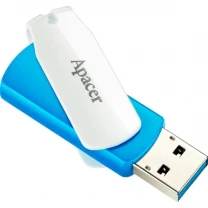 Флеш пам'ять APACER AH357 128GB USB 3.2 Blue/White (AP128GAH357U-1)