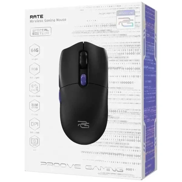 Мишка Proove Gaming Rate Special Edition Black/Purple (CMRTWRS03001) 4