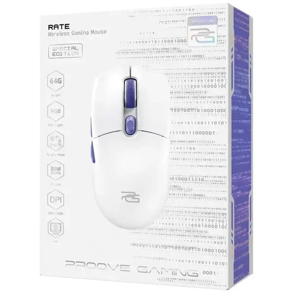 Мишка Proove Gaming Rate Special Edition White/Purple (CMRTWRS03002) 4