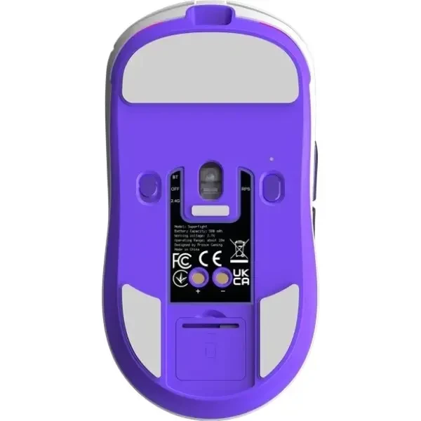 Мишка Proove Gaming Superfight Wireless with charging dock White/Purple (WMSW00122002) 4