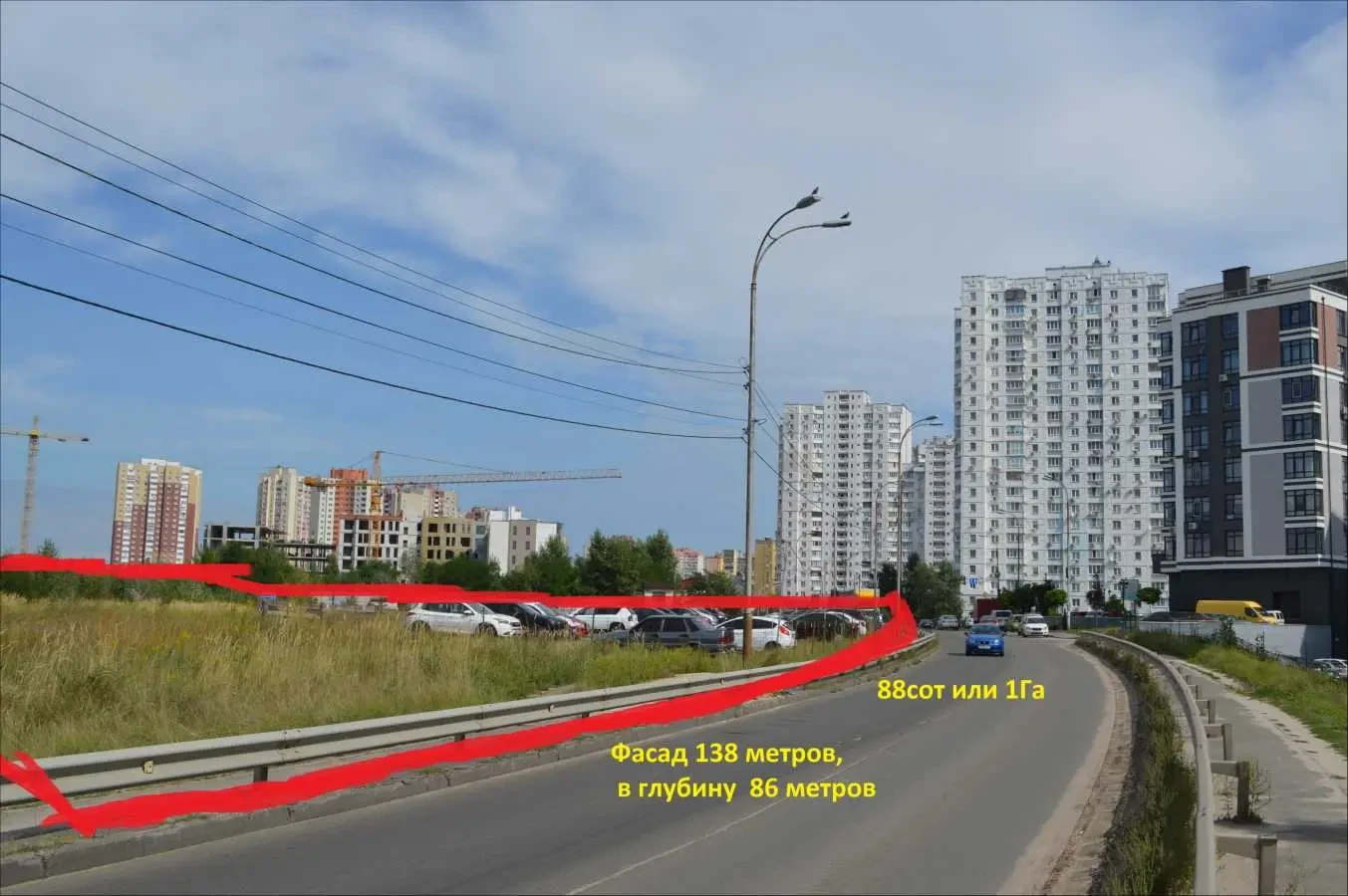 ділянка під житлову забудову Київ, Деснянський, Милославська 2