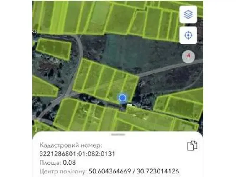 ділянка сільськогосподарського призначення Броварський, Пухівка, Пас.. 7