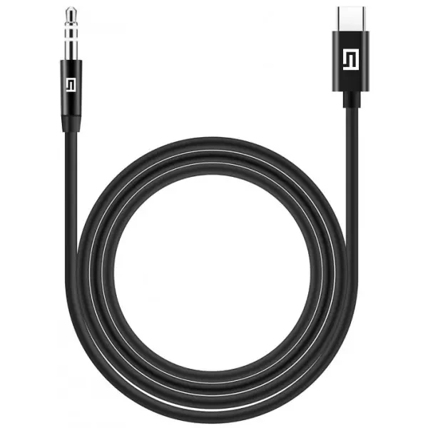 Аудіо-кабель ArmorStandart USB Type-C Male to 3.5mm (mini-Jack) Male 1m Black (ARM76888)