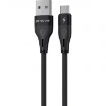 Кабель Proove Soft Silicone USB to Micro 2.4A 1m Black (CCSO20001301)