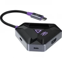 USB HUB Proove Gaming Spectre (2*USB3.0 + Type-C + PD100W + HDMI) Dark Gray (HBPG10221205)