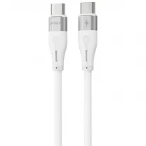 Кабель Proove Soft Silicone Type-C to Type-C 60W 1m White (CCSO60002202)