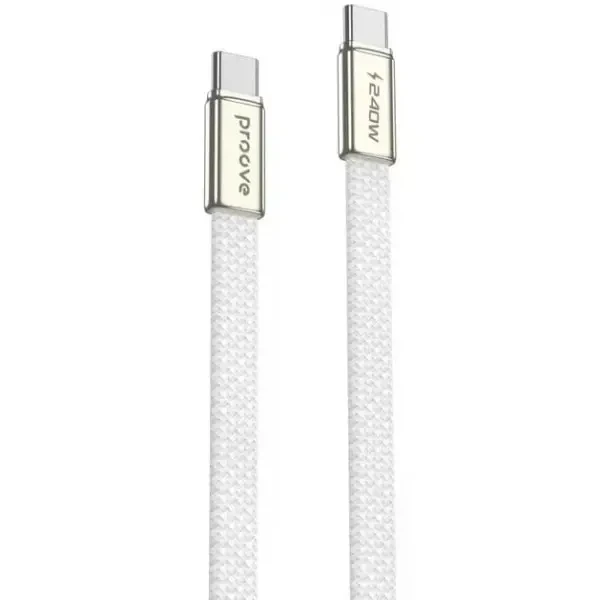 Кабель Proove AirLine Type-C to Type-C 240W 1.5m White (CCAI24002202)