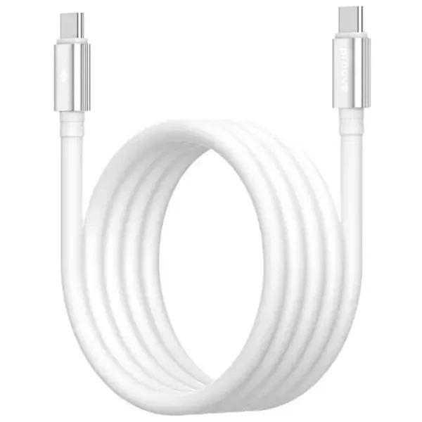 Кабель Proove Magneto Type-C to Type-C 60W 1m White (CCMA60002202) 3