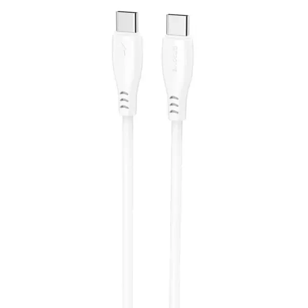 Кабель Proove Simple Silicone Type-C to Type-C 60W 1m White (CCSI60002202)