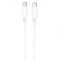 Кабель Proove Simple Silicone Type-C to Type-C 60W 1m White (CCSI60002202)