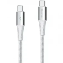 Кабель Proove WireX Pro Type-C to Type-C 100W 1.5m White (CCWX11002202)