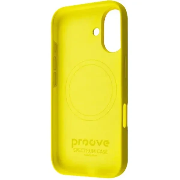 Чохол Proove Spectrum Case with Magnetic Ring для iPhone 16 Sun Yellow (PCSPIP160040) 2