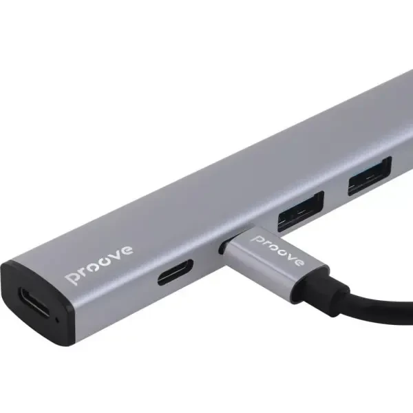 USB HUB Proove Arc Link 5 in 1 (2*USB3.0 + 3*Type-C3.0) Silver (HBAL00222024) 4