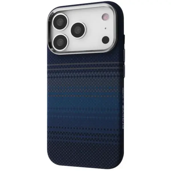 Чохол Proove Gleam Case with Magnetic Ring для iPhone 17 Pro Max Blue Stripes (PCGCIP17PM64)