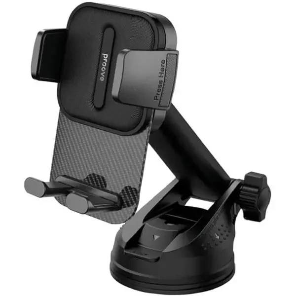 Автомобільний тримач Proove Carbon Clamp Suction Type Car Mount Black (CHCNS0000001)