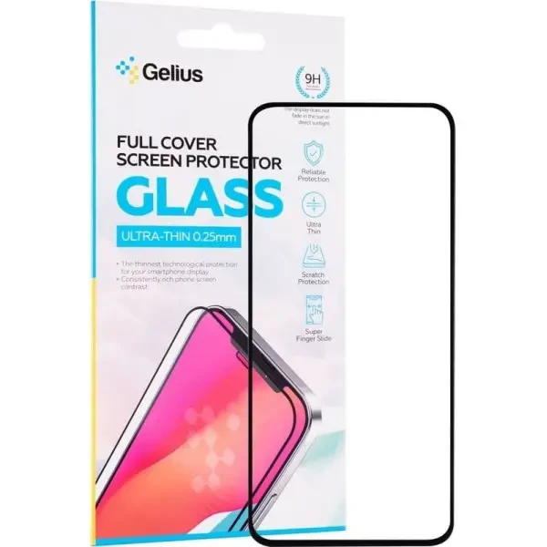Захисне скло Gelius Full Cover Ultra-Thin 0.25mm для Samsung A55 A556 Black