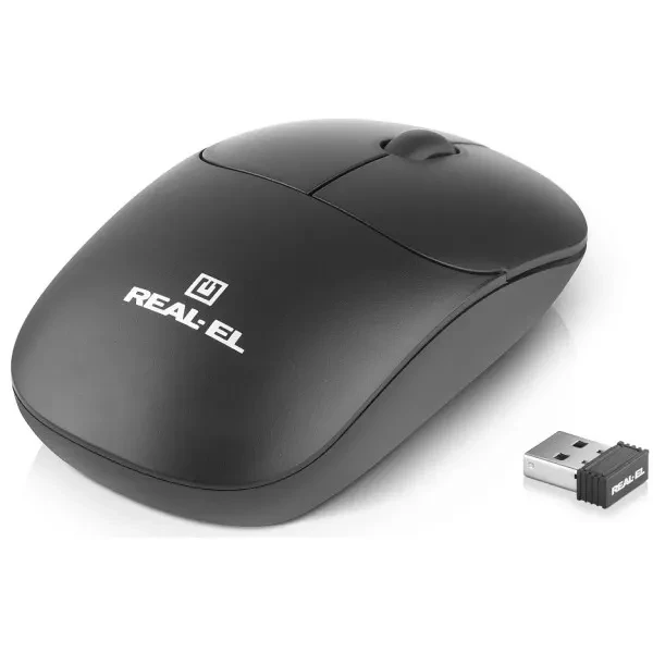 Мишка REAL-EL RM-311 Wireless Black (EL123200041) 3