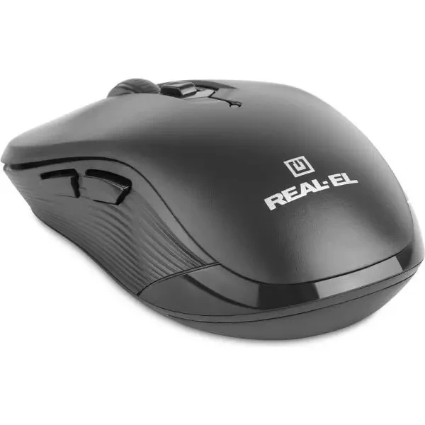 Мишка REAL-EL RM-331 Wireless Black (EL123200044) 3