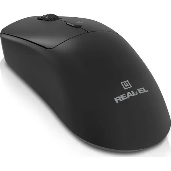 Мишка REAL-EL RM-317 Wireless Black (EL123200052) 3