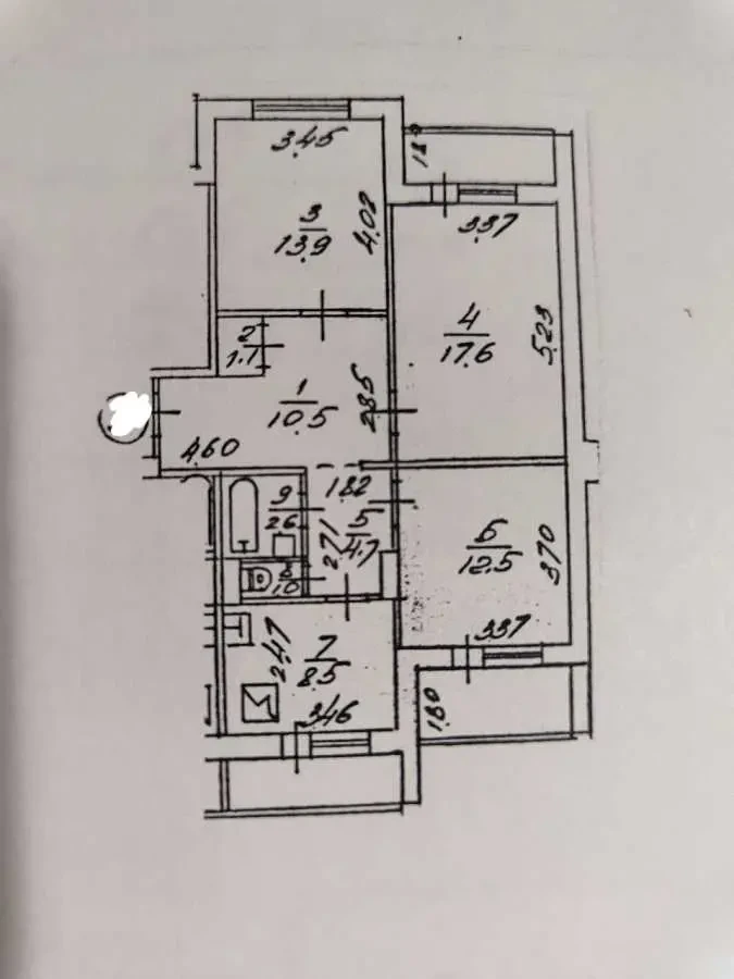 3-к квартира Київ, Деснянський, Миколи Закревського 55 15