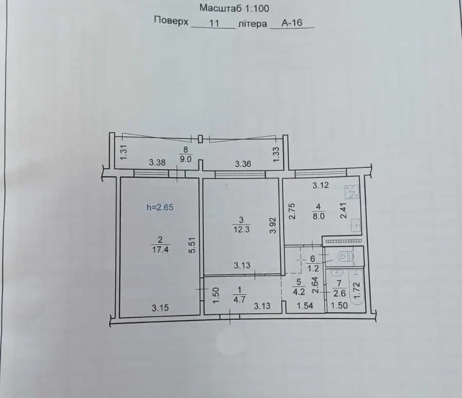 2-к квартира Київ, Оболонський, Озерна 24 24