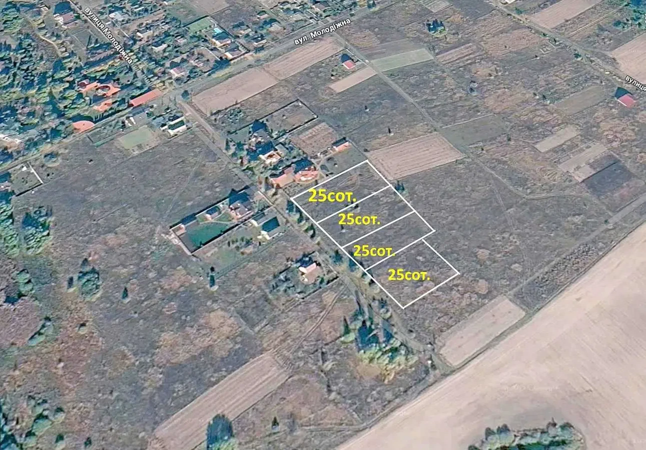 ділянка під житлову забудову Бучанський, Маковище, Молодіжна 2