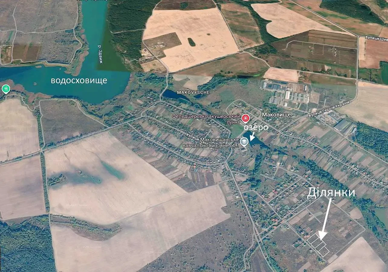 ділянка під житлову забудову Бучанський, Маковище, Молодіжна 3