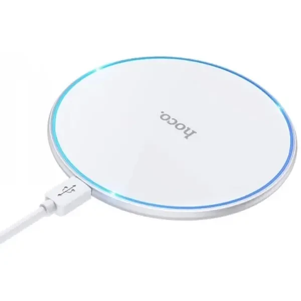 Бездротовий зарядний пристрій Hoco CW6 Pro Easy 15W White