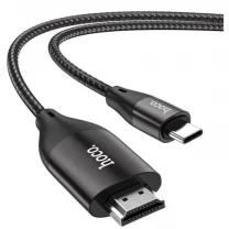 Адаптер Hoco UA16 Type-C to HDTV on-screen cable Metal Gray