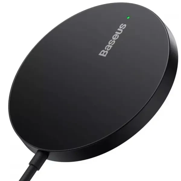 БЗП Baseus Simple Mini3 Magnetic Wireless Charger 15W Black (CCJJ040001)