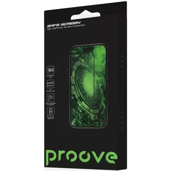 Захисне скло Proove Safe Screen для Samsung S25 Ultra Black (PGPSS1GS25U1) 2