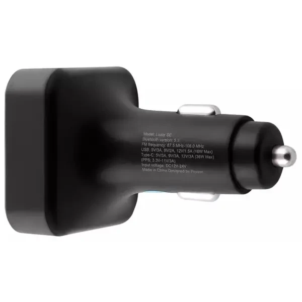 FM-трансмітер Proove FM Launcher Luxor SE 36W (PD+QC3.0) Type-C+USB Gray (FMLX20120003) 4