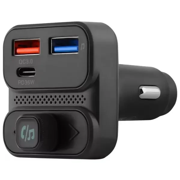 FM-трансмітер Proove FM Launcher Luxor SE 36W (PD+QC3.0) Type-C+USB Gray (FMLX20120003) 3