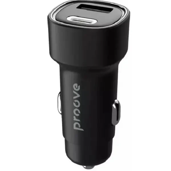 Автомобільний зарядний пристрій Proove Flash 30W (Type-C + USB) Black (CCFL30111201)