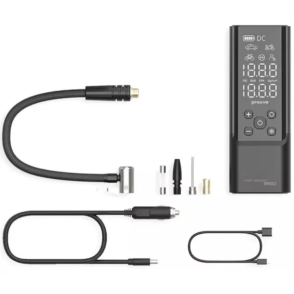 Автомобільний насос Proove Pump Assistant Pro 120W 7500mAh Black (PPAP80010901) 10