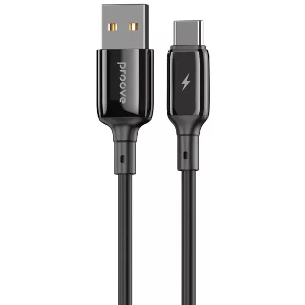 Кабель Proove Flex Metal USB to Type-C 2.4A 1m Black (CCFM20001201)