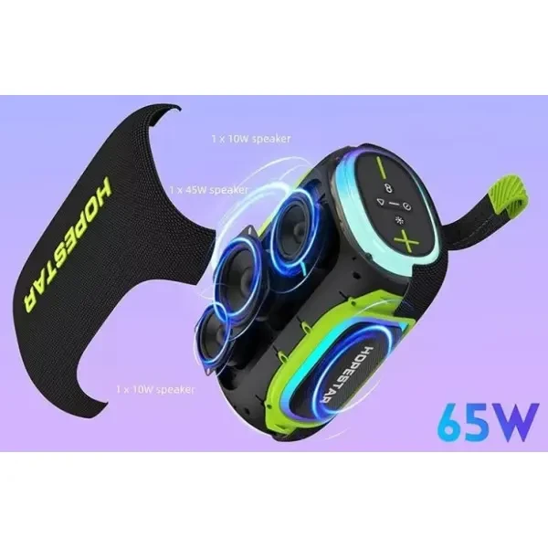 Колонка Bluetooth Hopestar H58 Black 3
