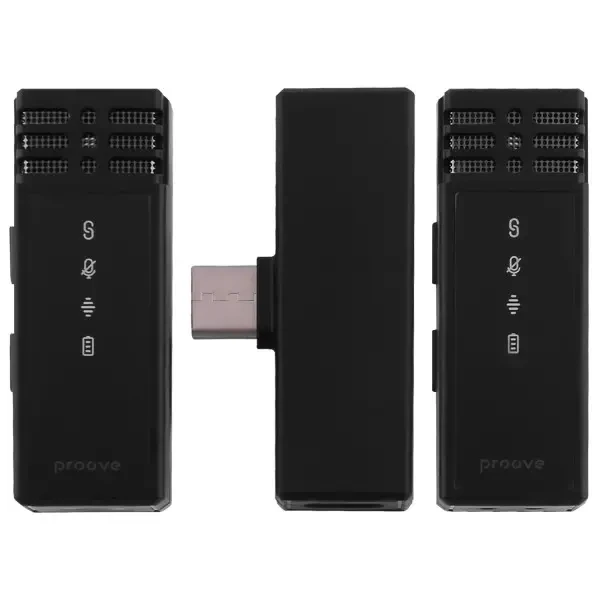 Мікрофон петличний бездротовий Proove Proove Record Type-C Black (PMRC00010202) 5