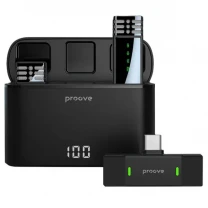 Мікрофон петличний бездротовий Proove Proove Record Type-C Black (PMRC00010202)