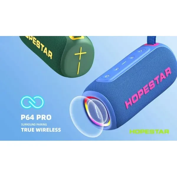 Колонка Bluetooth Hopestar P64 Pro Blue 2