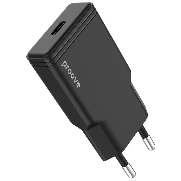 Мережевий зарядний пристрій Proove Slender 20W Type-C Black (WCSS20010001) 4