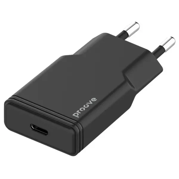Мережевий зарядний пристрій Proove Slender 20W Type-C Black (WCSS20010001) 2