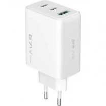 МЗП Proove Silicone Power 2 67W (2xType-C + USB) White (WCSP26120002)