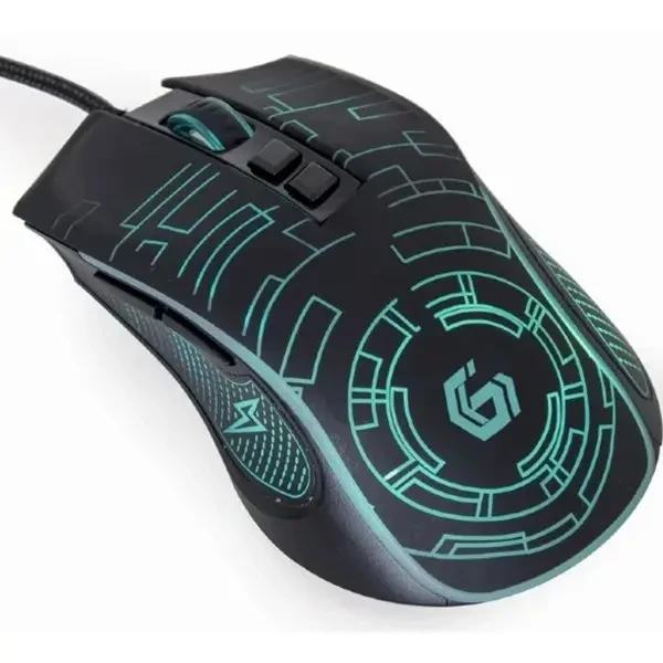Мишка Gembird USB Black (MUSG-RGB-01) 3