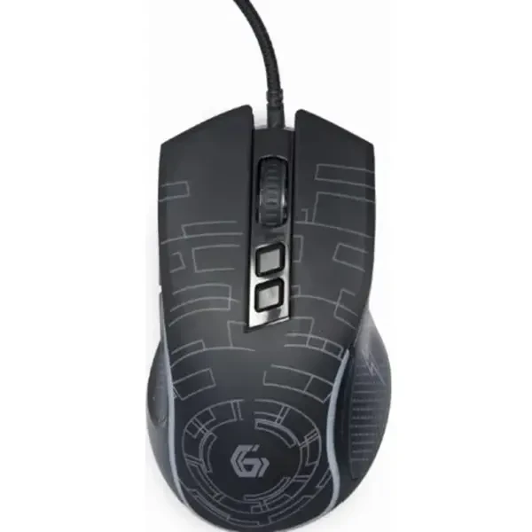 Мишка Gembird USB Black (MUSG-RGB-01)
