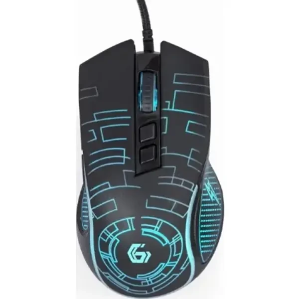 Мишка Gembird USB Black (MUSG-RGB-01) 2