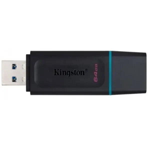 Флеш пам'ять Kingston DT Exodia 64GB USB 3.2 Black/Teal (DTX/64GB) 3