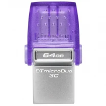 Флеш пам`ять Kingston DataTraveler microDuo 3C 64GB Type-C  (DTDUO3CG3/64GB)