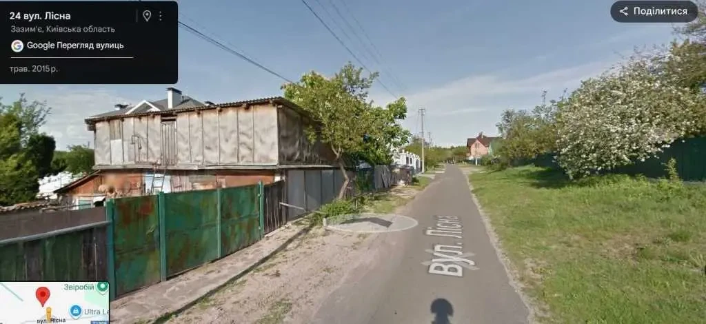 ділянка під житлову забудову Броварський, Зазим`я, лісова 10